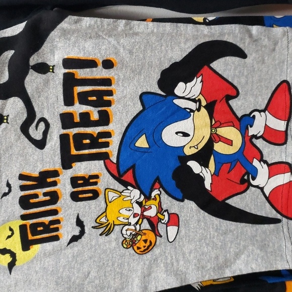 Komar Kids NWT 2-piece Sonic the Hedgehog Halloween Pajama Set - Picture 4 of 9